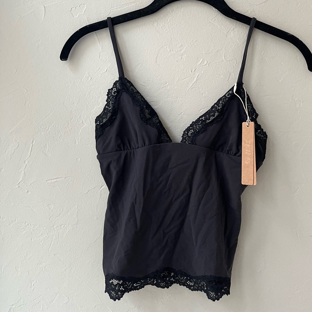 🖤SKIMS FITS EVERYBODY LACE TRIANGLE CAMI ONYX XXS S M XL 2X